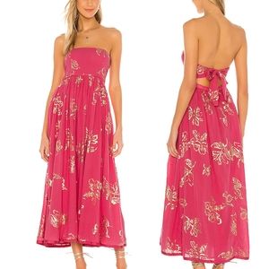 NWT Free People Baja Babe Midi Dress